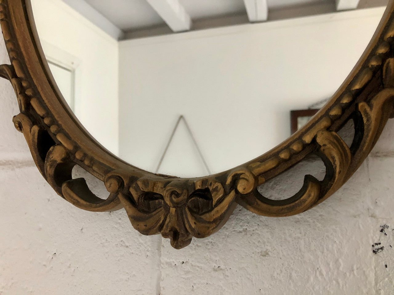 Lovely Oval Vintage Mirror