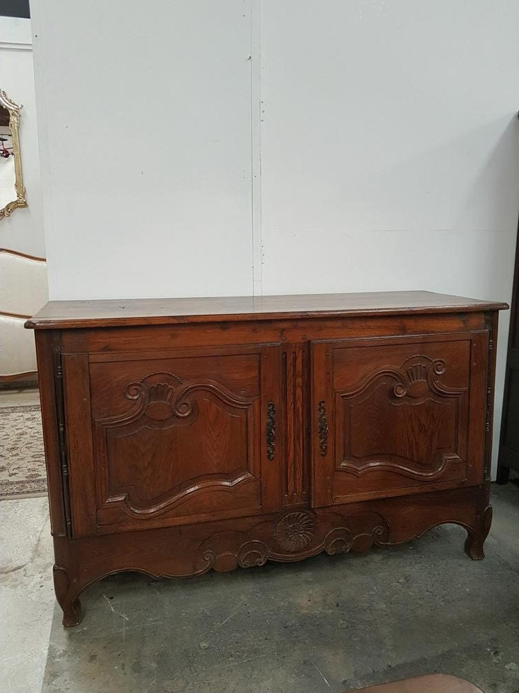French Oak Two Door Sideboard