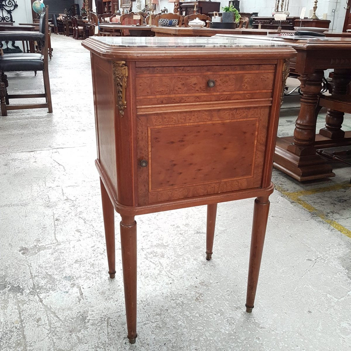 French Louis XVI Style Bedside Cabinet