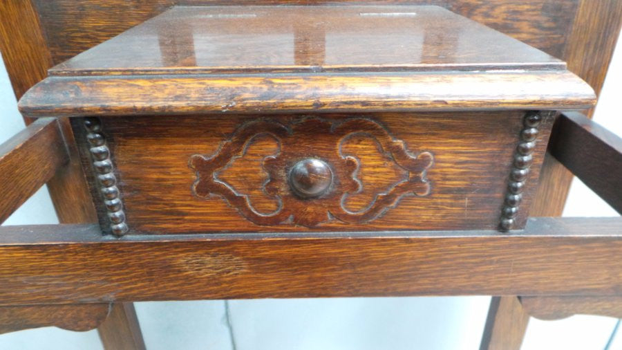 Tudor style hall stand
