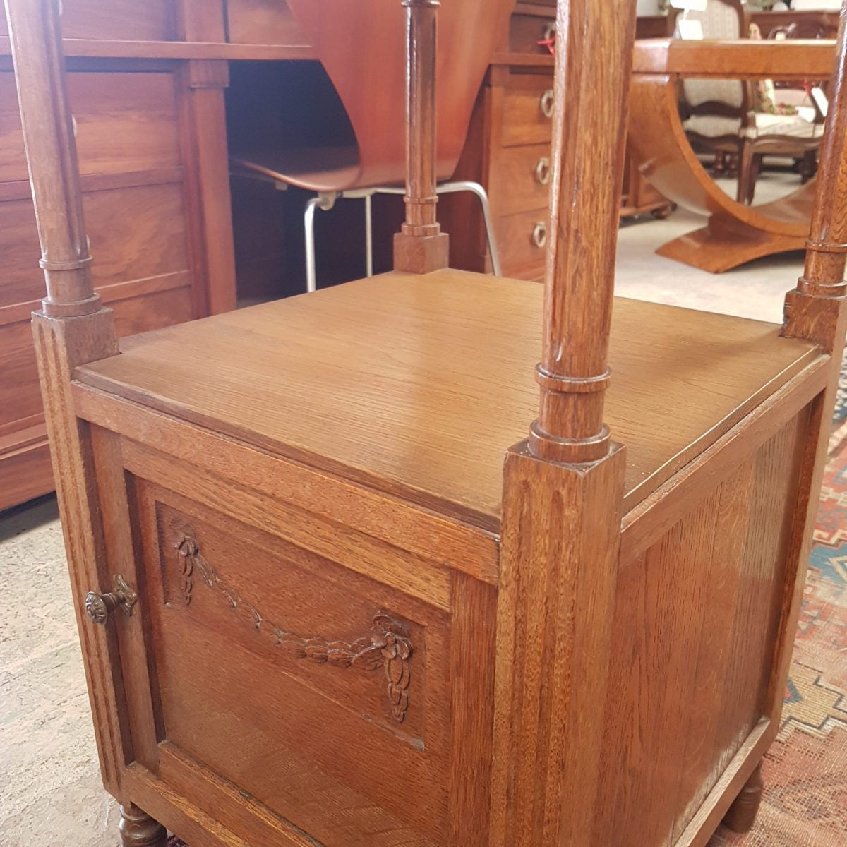 Pair of Arts and Crafts Bedside Cabinets