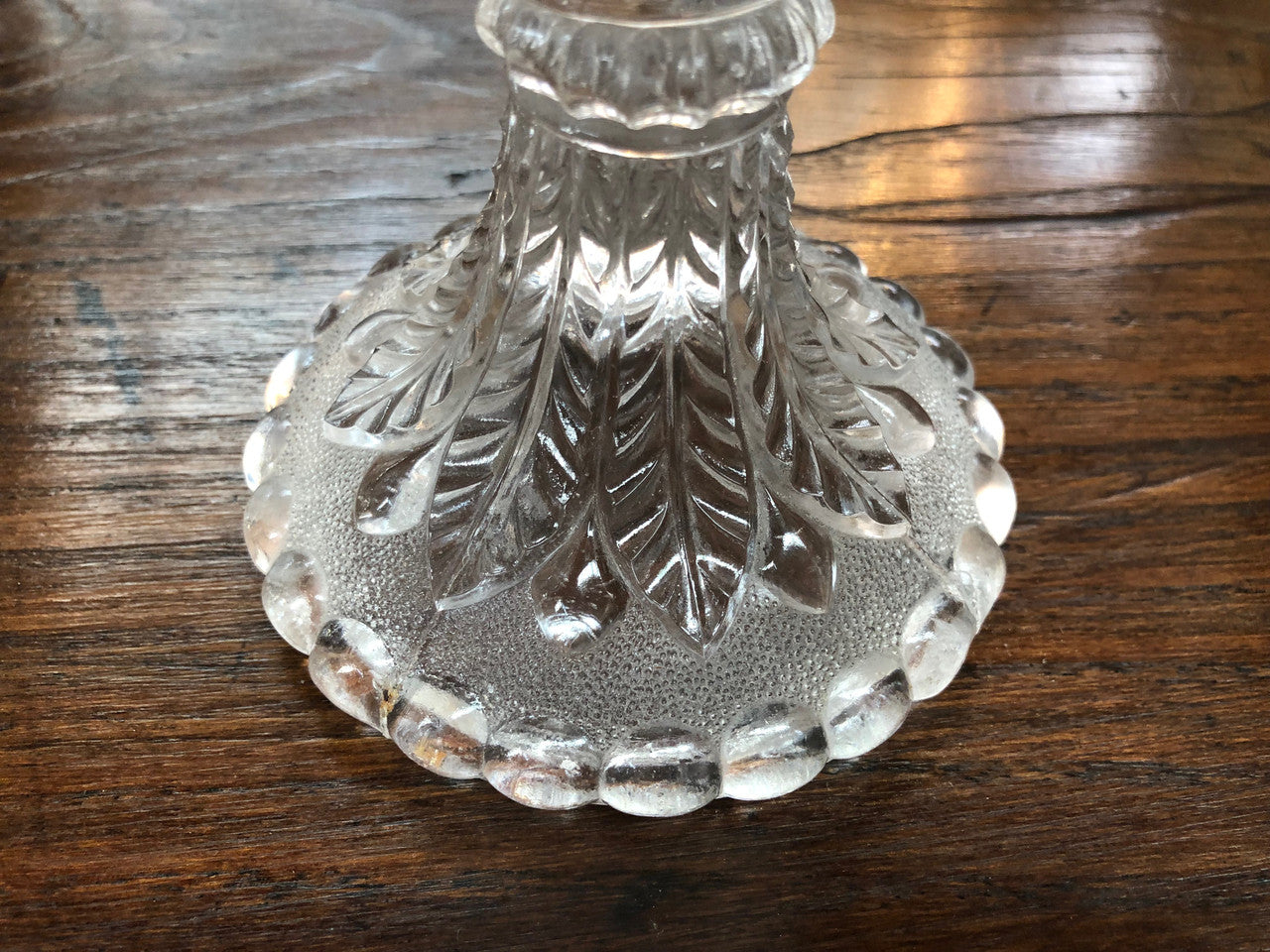 19 th Century Davidsons Glass Vase