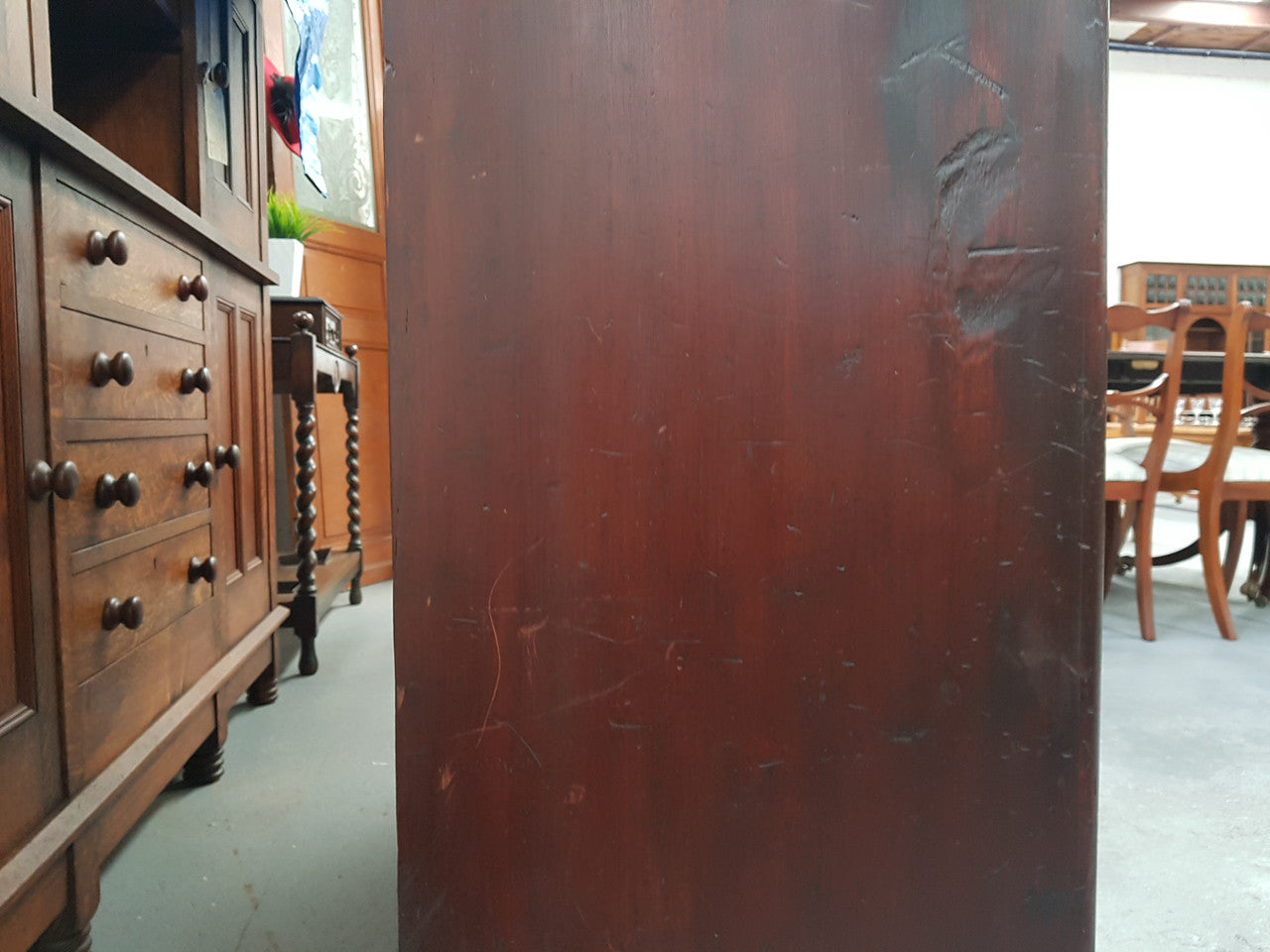 Victorian Cedar Chest Of Five Drawers