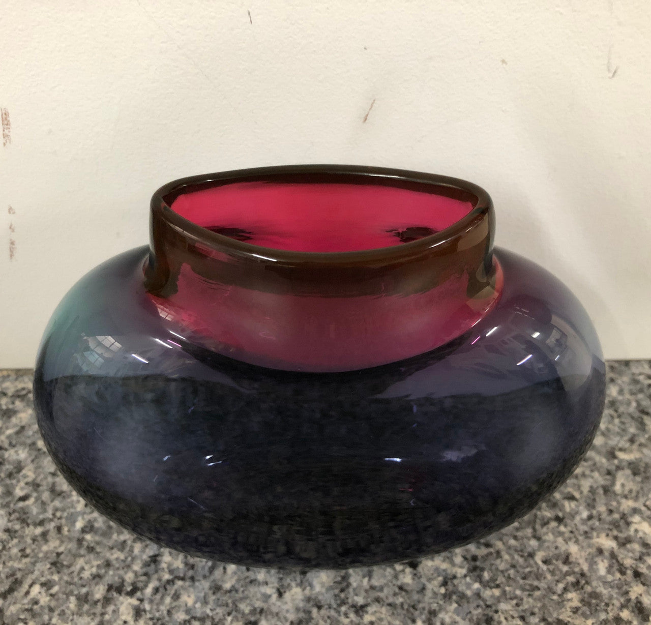 Signed Art Glass Vase
