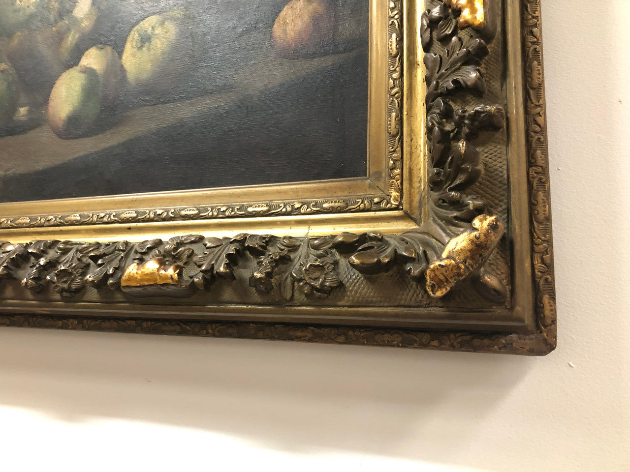 Absolutely beautiful framed oil still life on canvas, signed and in good original condition.