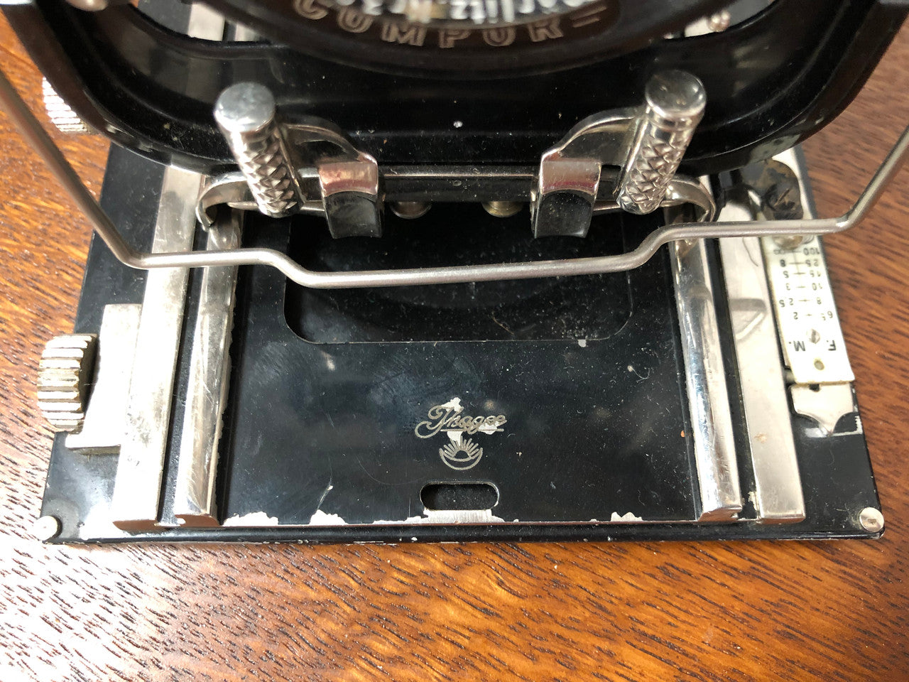 "Ihagee" Folding Double Extension Plate Camera In Original Box