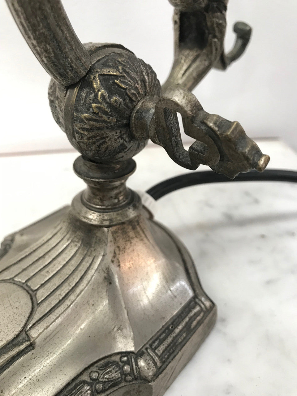 Decorative 19th Century Dragon Table/Desk Lamp