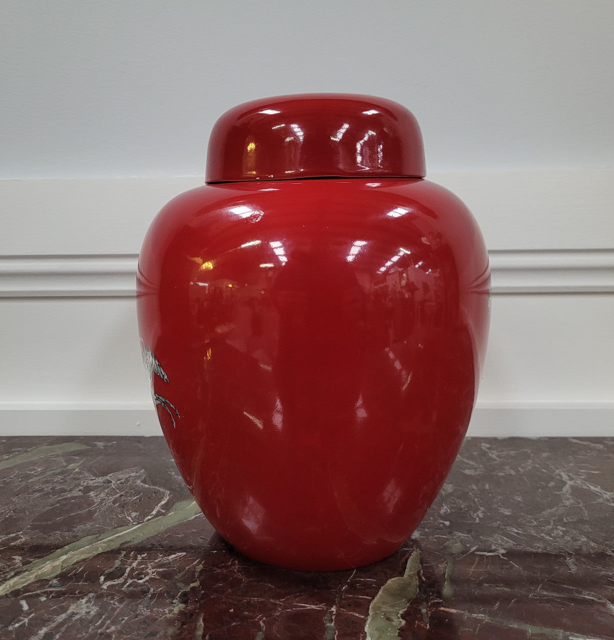 Crown Devon ginger jar “Pegasus Horse". Please view photos as they help form part of the description.