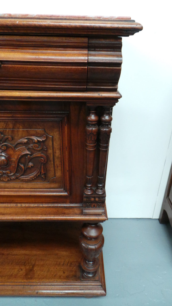 Antique 19th Century French Walnut Buffet