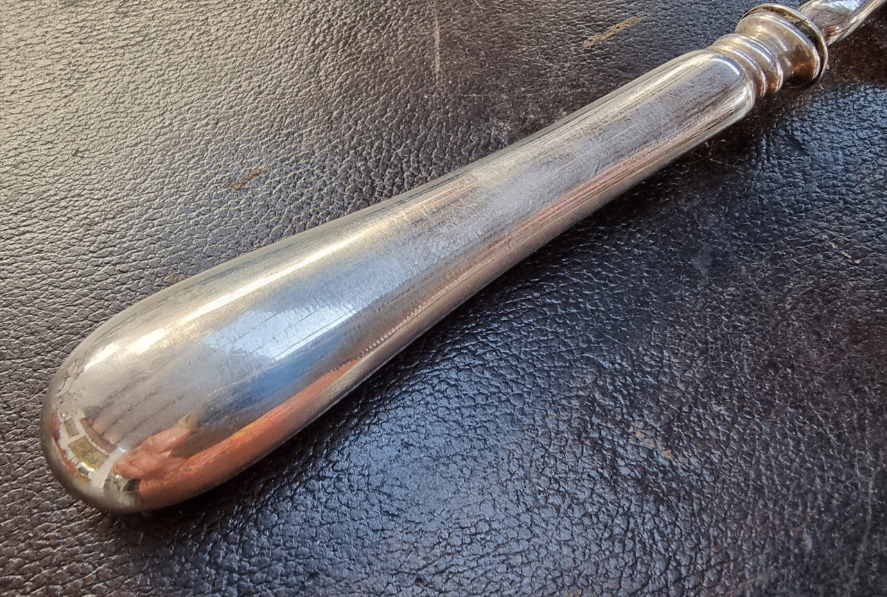 Lovely decorative Antique continental silver sifting spoon, in good original condition.
