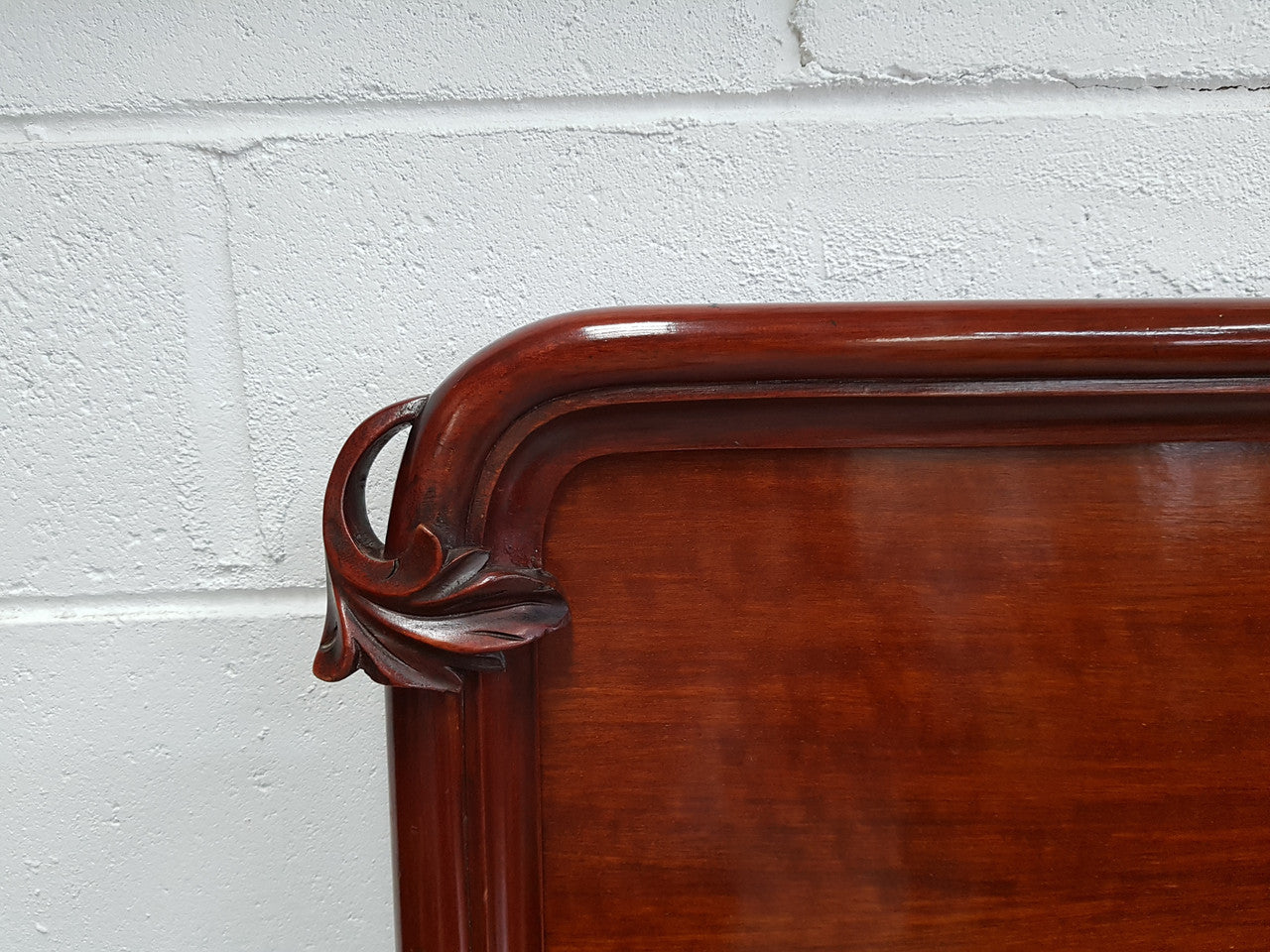 Victorian Mahogany King Size Bed Head