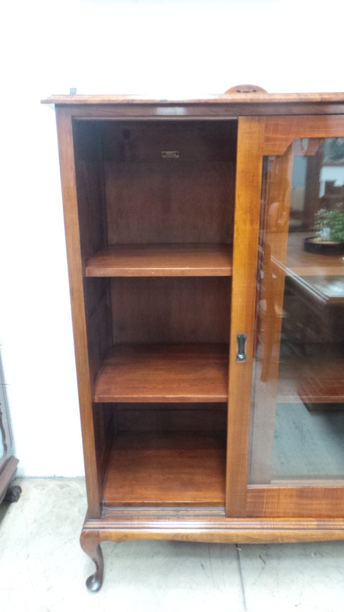 Arts And Crafts Black Wood Cabinet