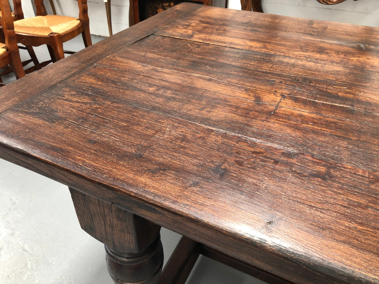 Vintage French Oak Farmhouse Table
