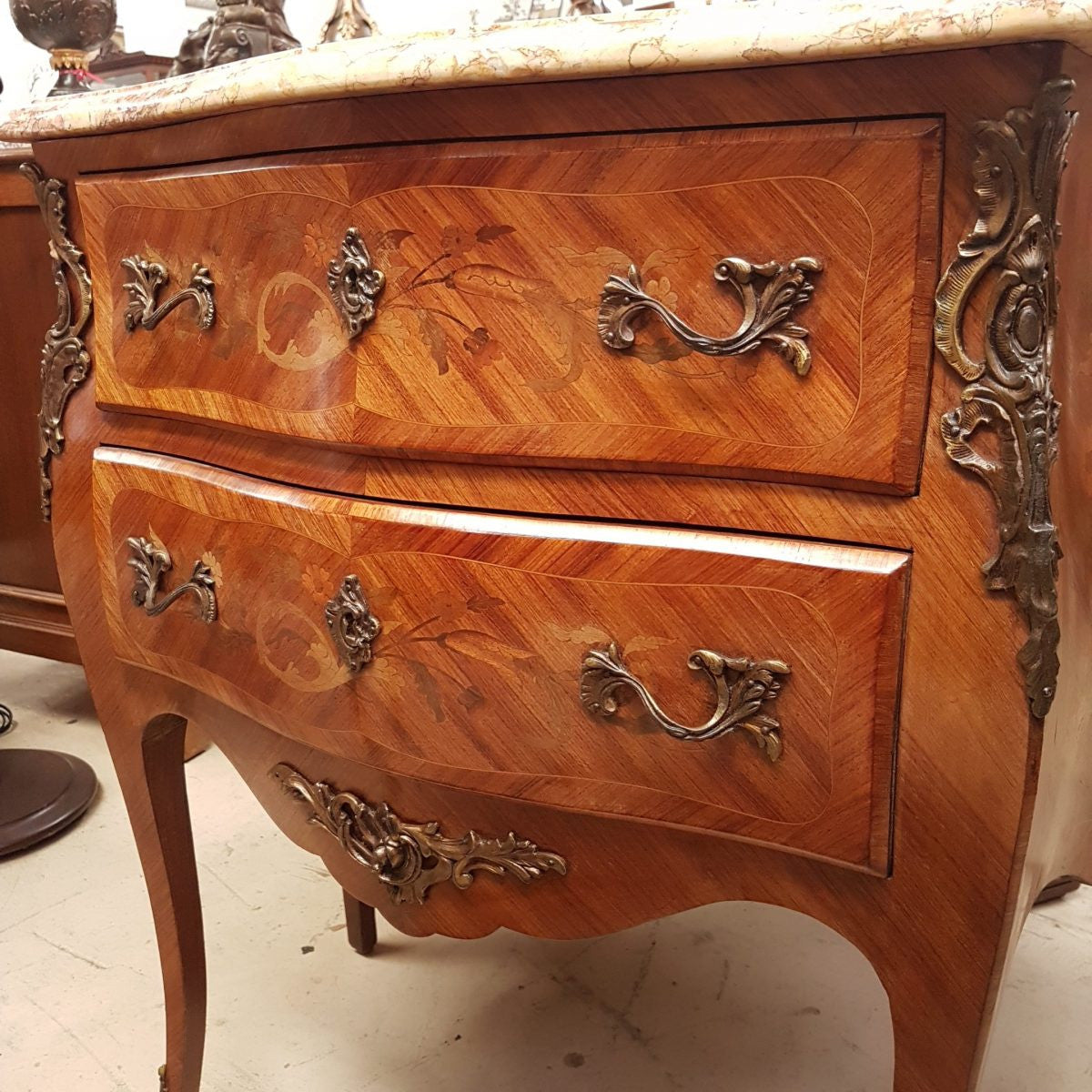 Pair of French Louis XV style Commodes