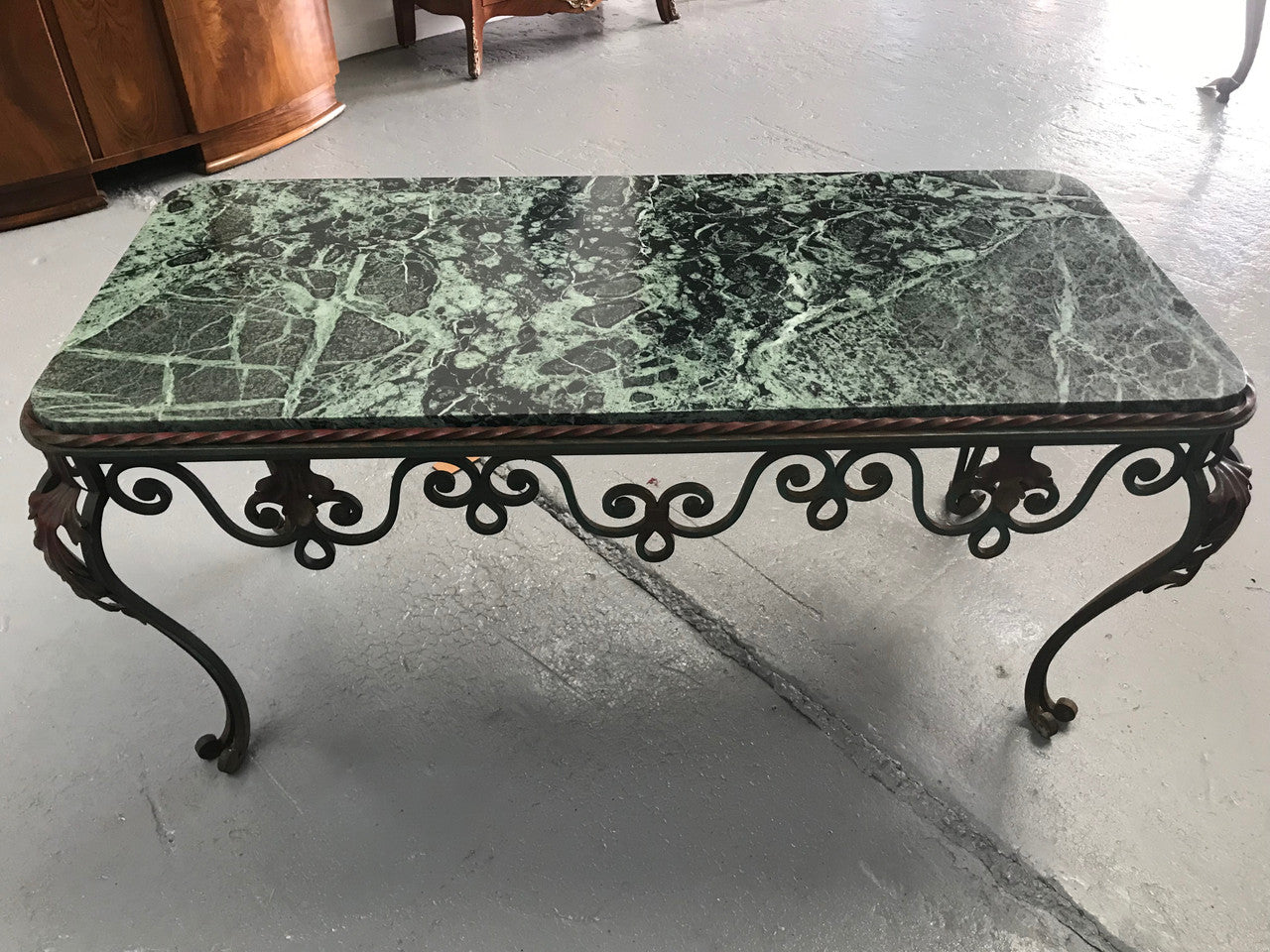 Stunning French Wrought Iron Coffee Table