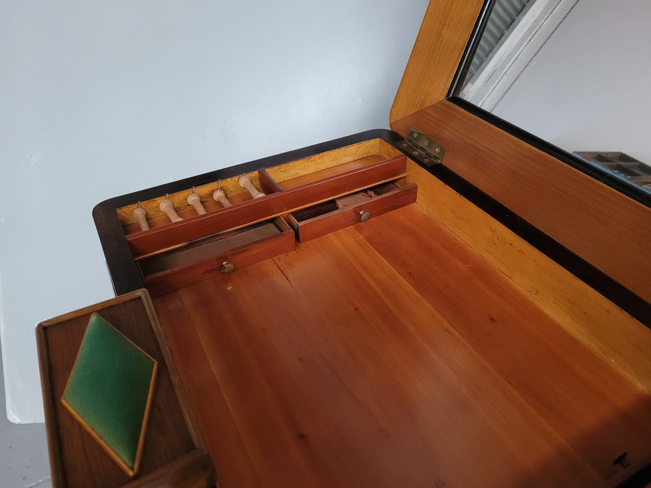 French 19th Century Mahogany & Ebonised Sewing/Work Table