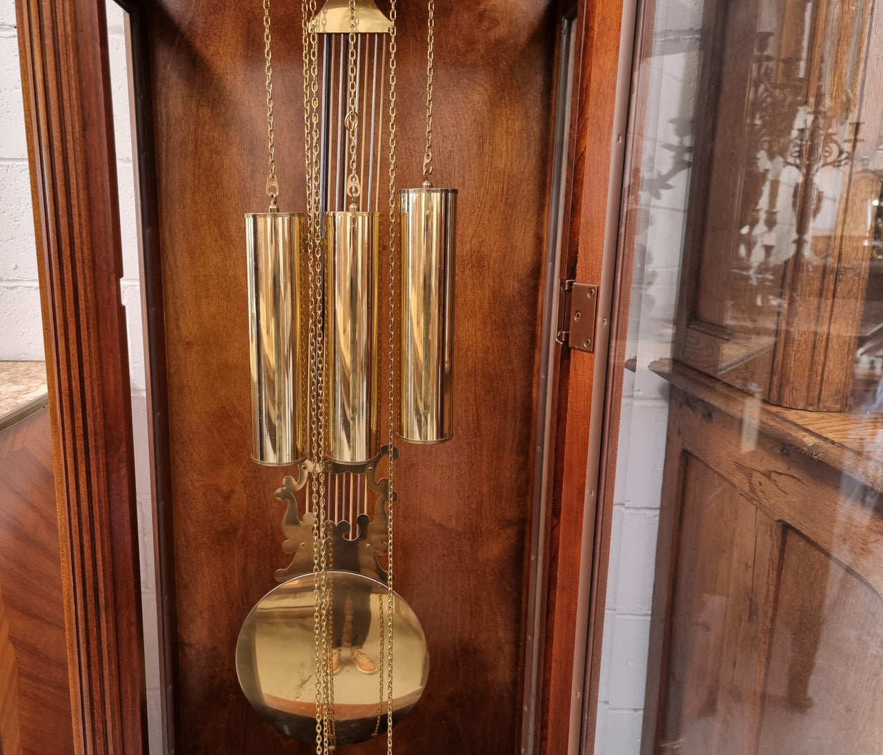 Howard Miller Grandfather "The Durham" Clock Model 610-292. In good original condition and comes with original directions, warranty card and registration card.