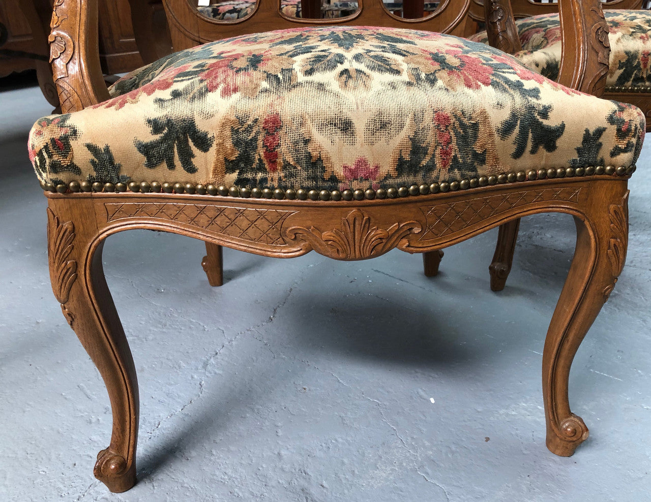 A Pair Of French Oak Carvers