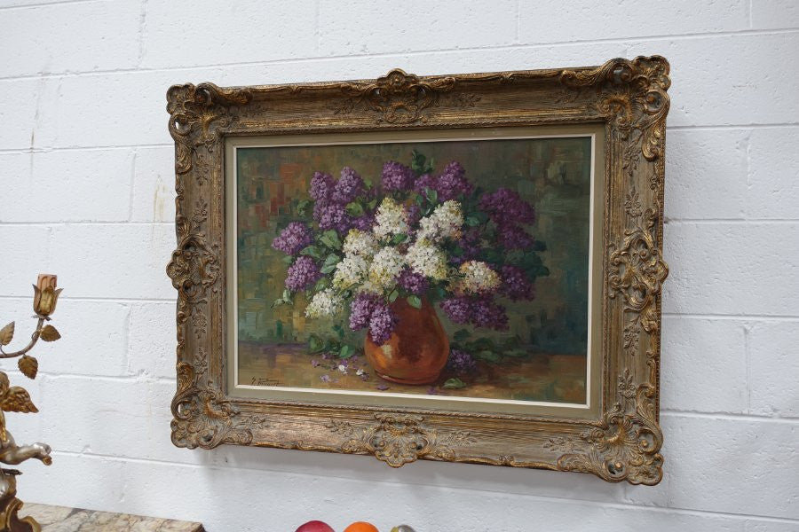 Antique French Oil Painting