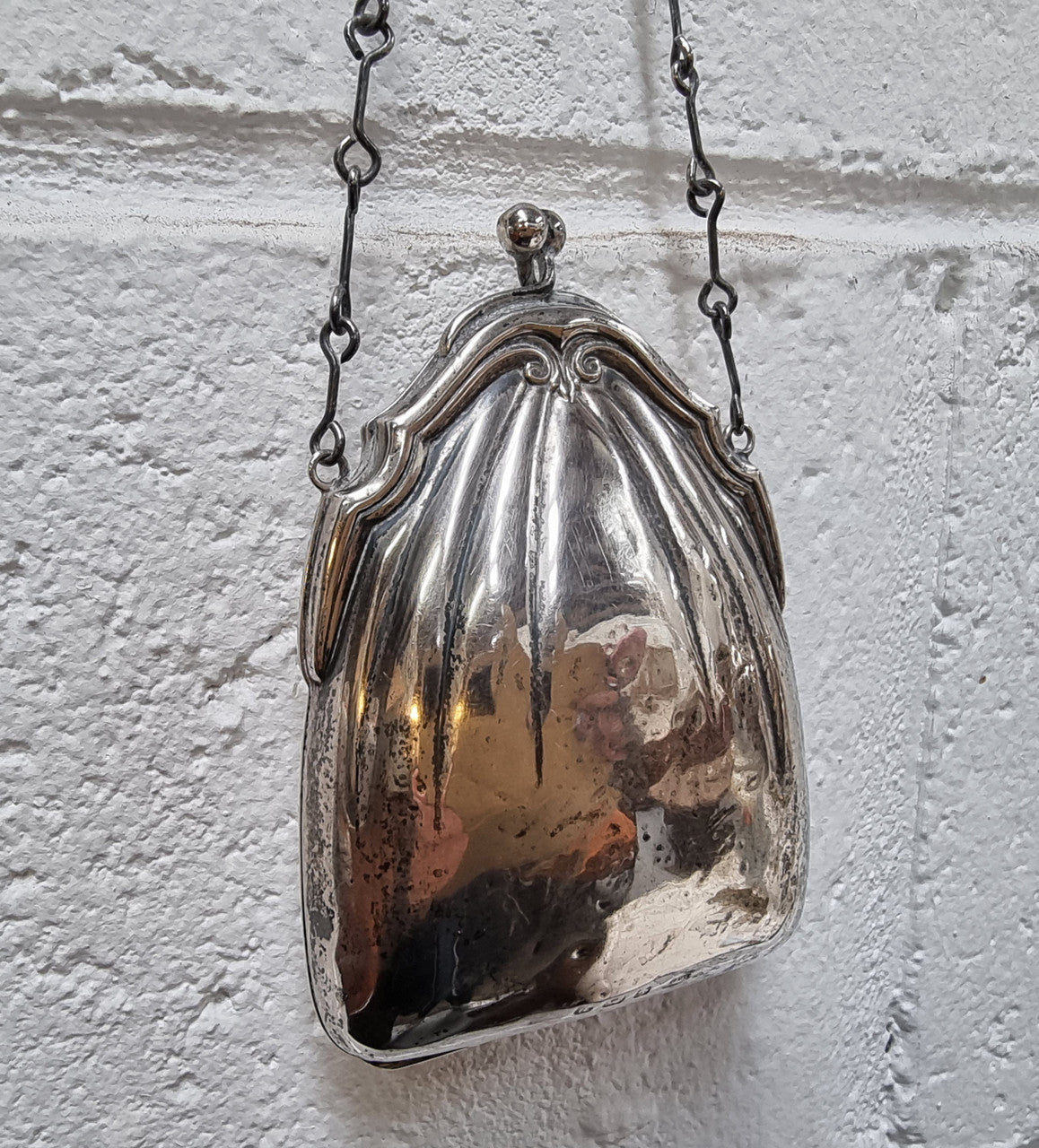 Edwardian Birmingham silver purse. In good condition please view photos as they help form part of the description.