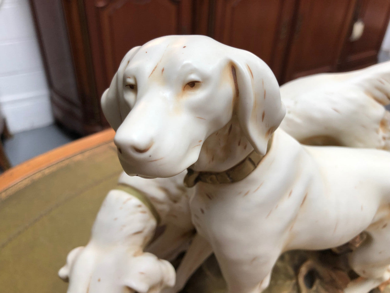 Beautiful Amphora Dogs Statue