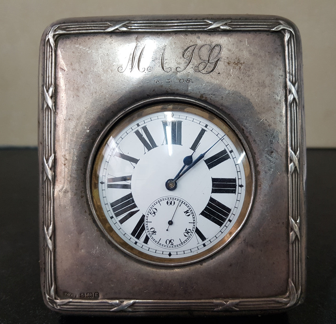 An Antique Goliath Over Sized Swiss Made Pocket Watch