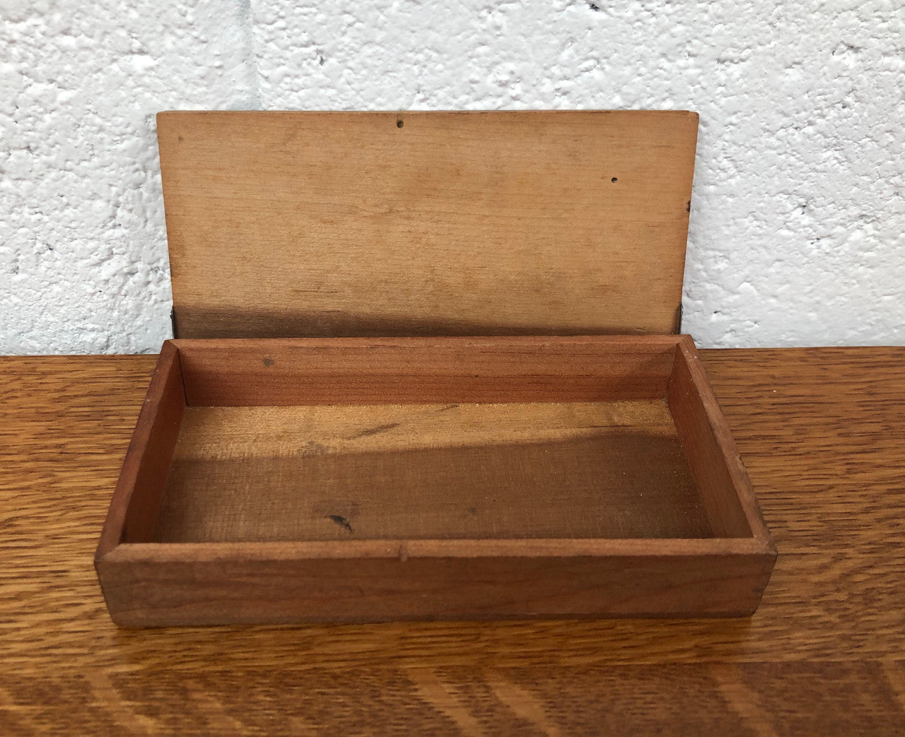 Vintage Parquetry Wooden Box