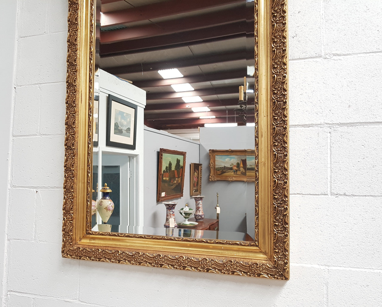 A stunning French 19th century gilded wall mirror in good original condition.