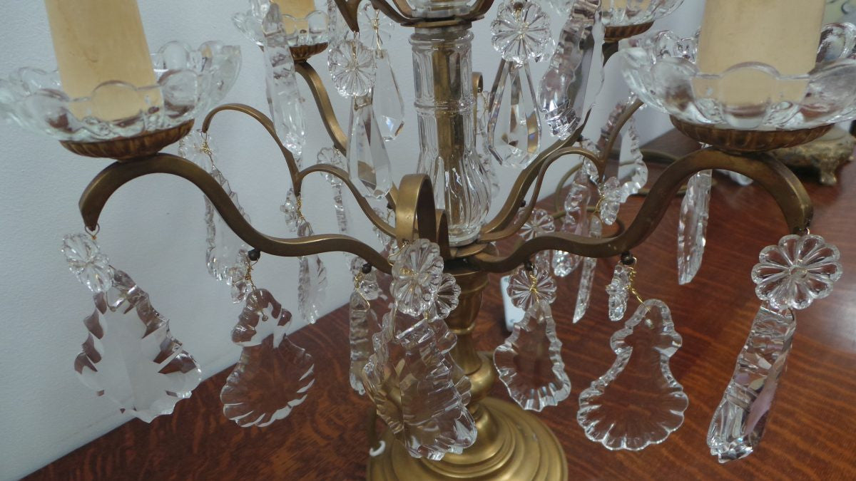 An Amazing Pair Of Parisian Girandole Lamps