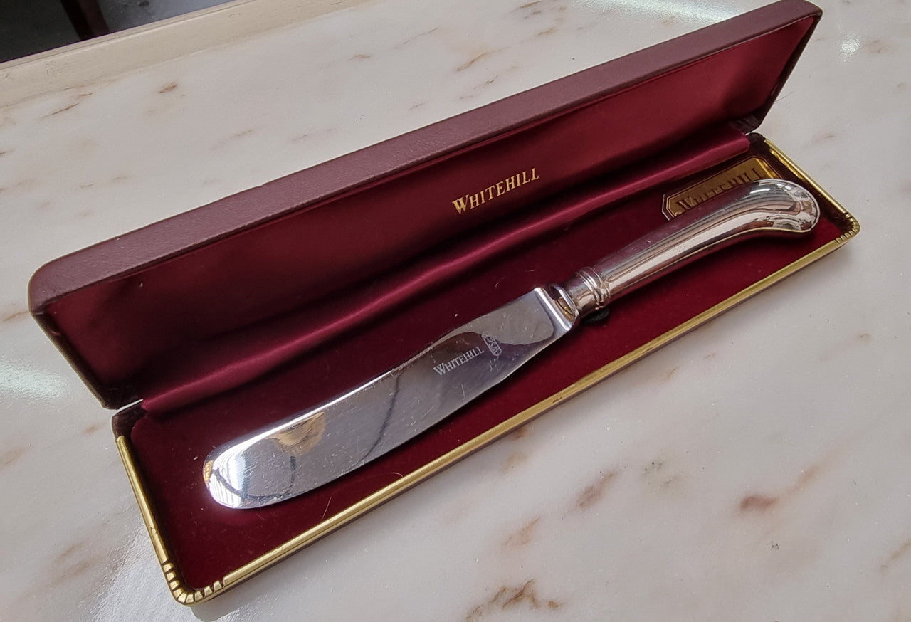 Lovely Vintage "Whitehall" butter knife in original box.