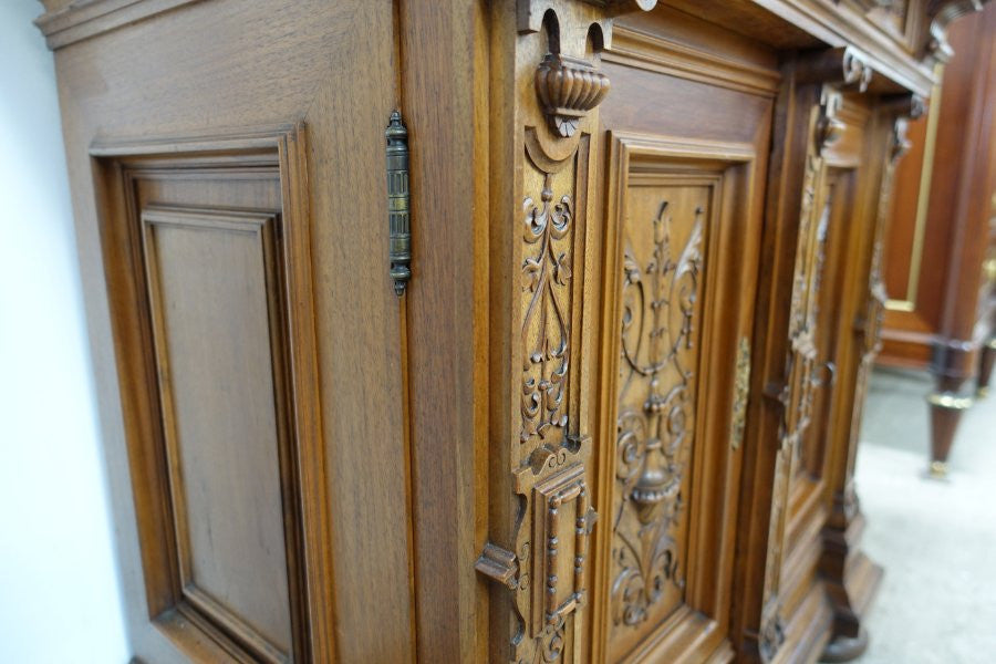 French Walnut Cabinet - TV Cabinet-1