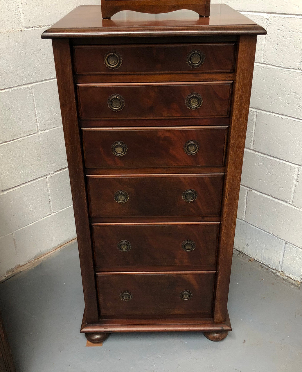 Lovely English Wellington Chest of drawers