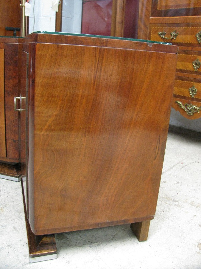 French Art Deco Bedside Cabinets