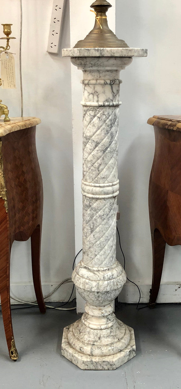 Antique Marble Pedestal