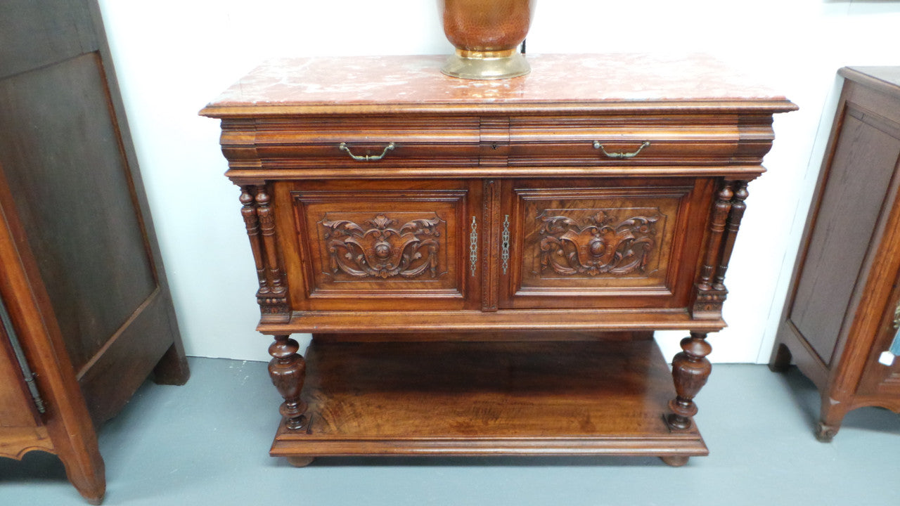 Antique 19th Century French Walnut Buffet