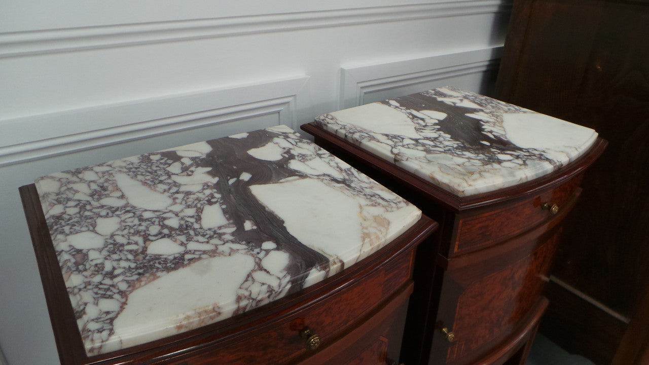 Pair Of French Louis XVI Style Bedsides