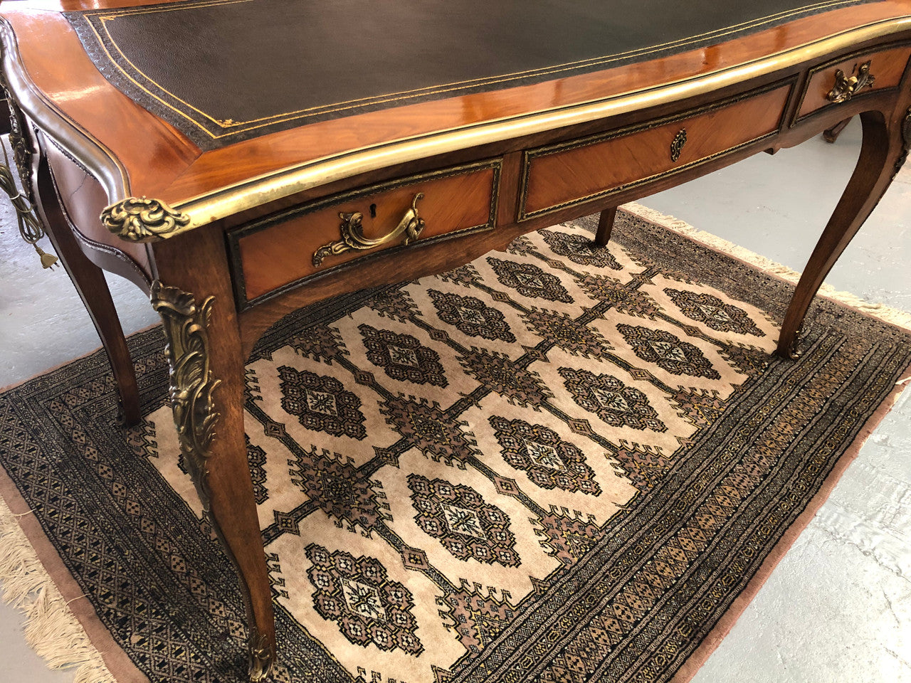 French Style Bureau Plat Desk