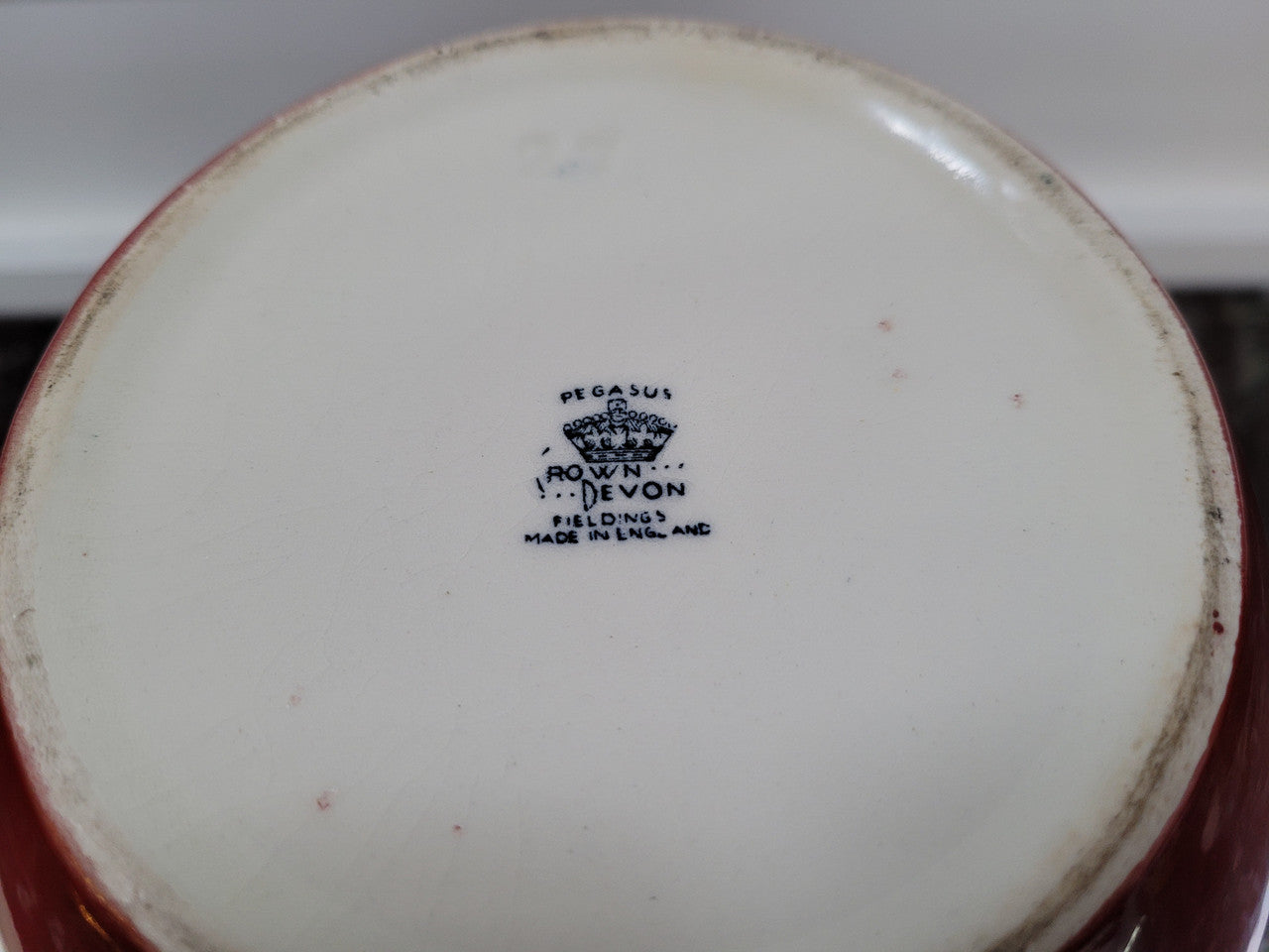 Crown Devon ginger jar “Pegasus Horse". Please view photos as they help form part of the description.