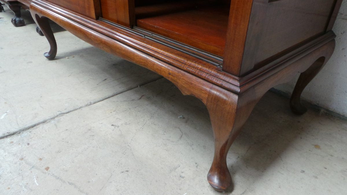 Arts And Crafts Black Wood Cabinet