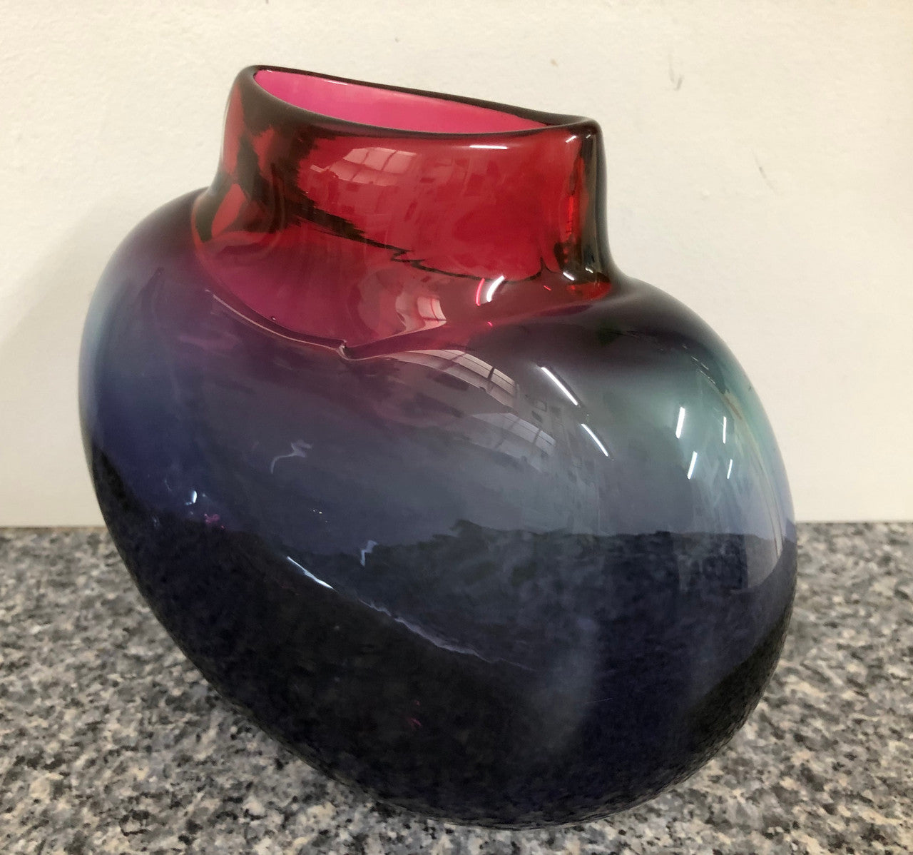 Signed Art Glass Vase