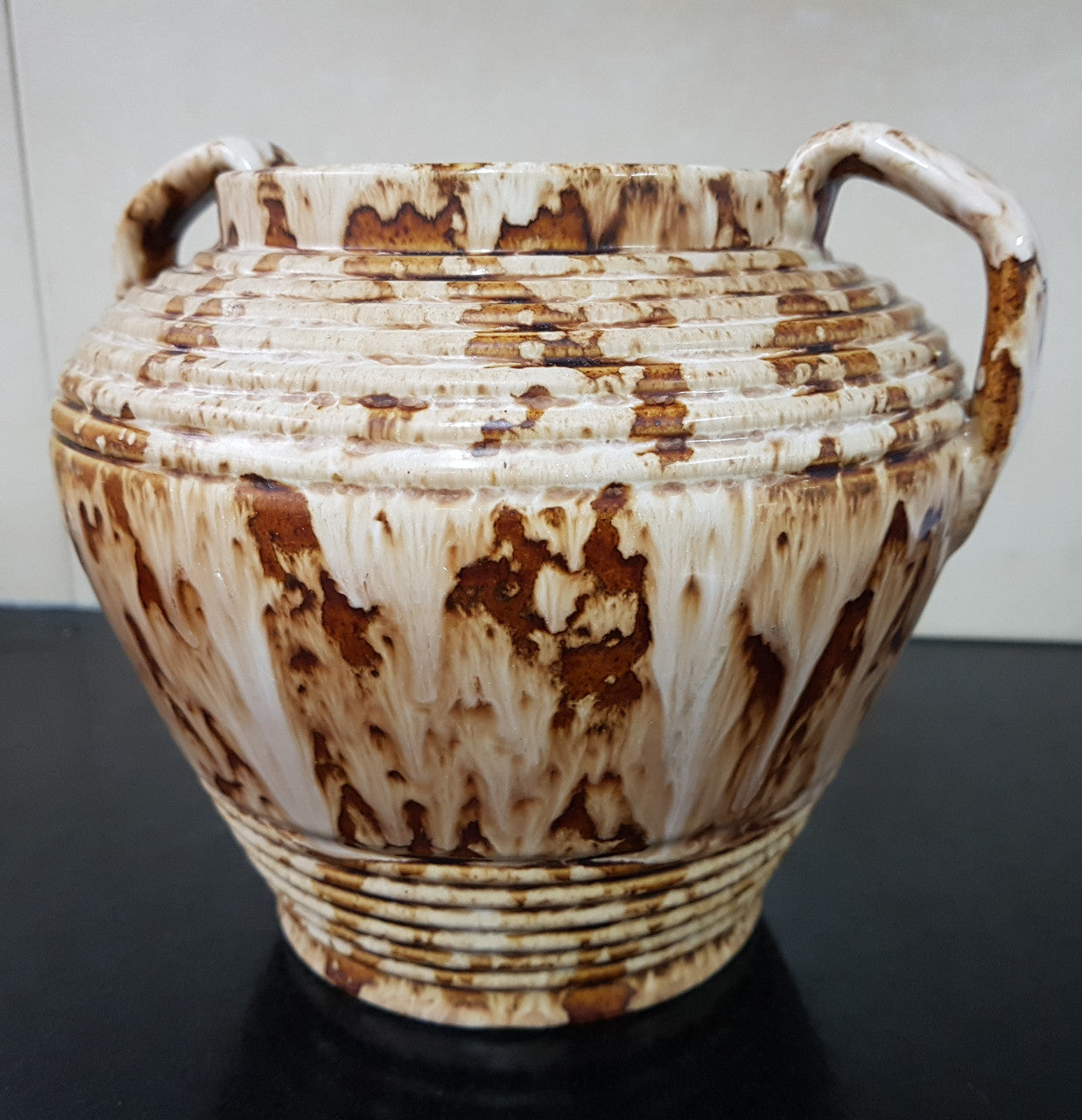 Early Bendigo Pottery Double Handled Vase