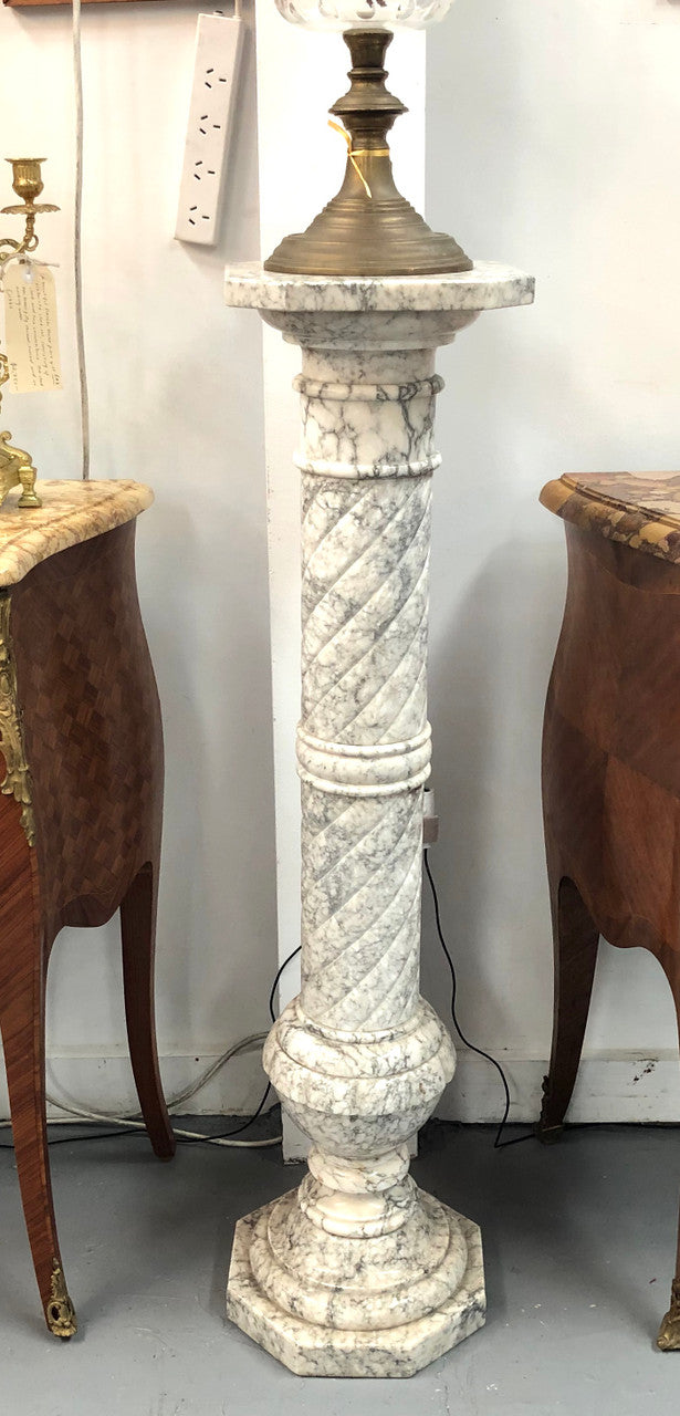 Antique Marble Pedestal