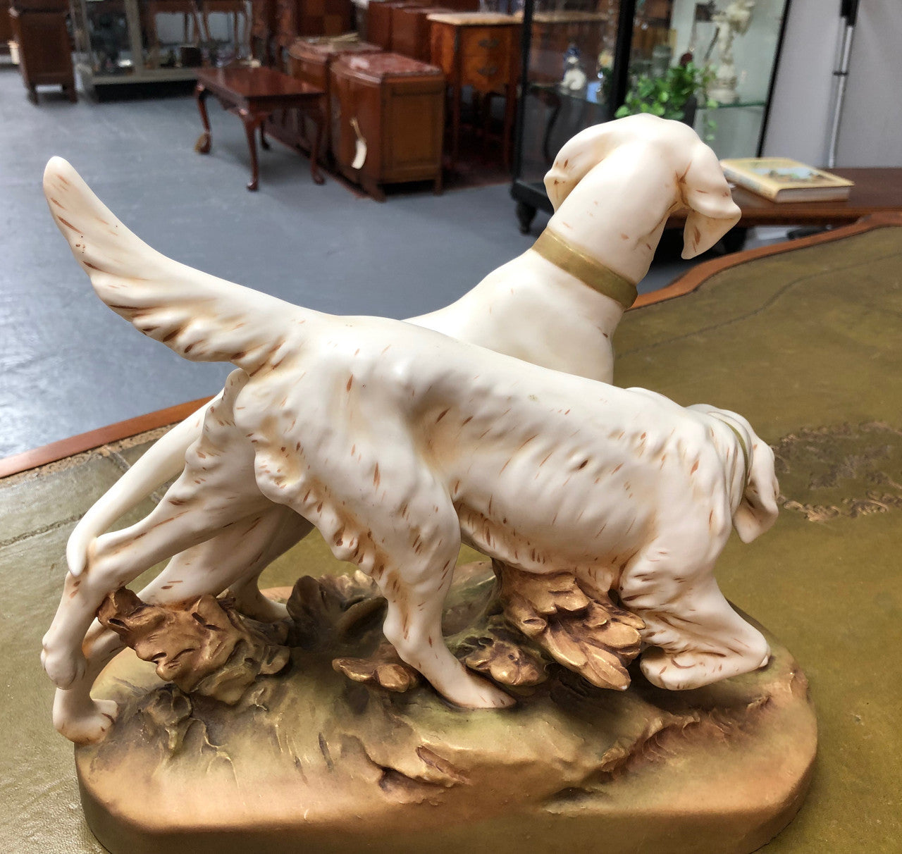 Beautiful Amphora Dogs Statue