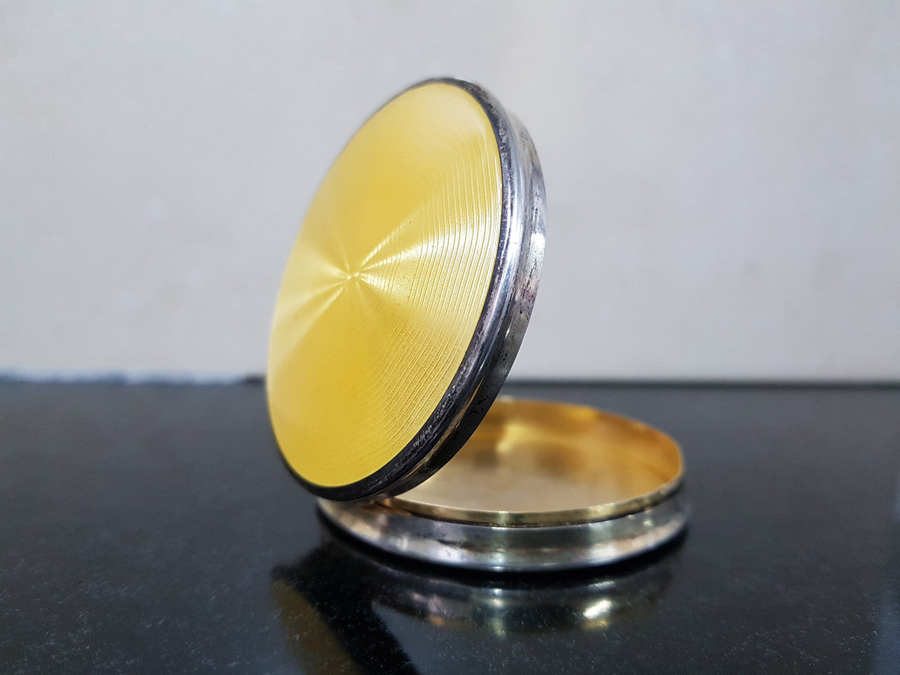Stunning Silver & Guilloche Enamel Trinket Box