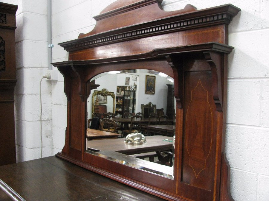 Edwardian Over Mantle Mirror
