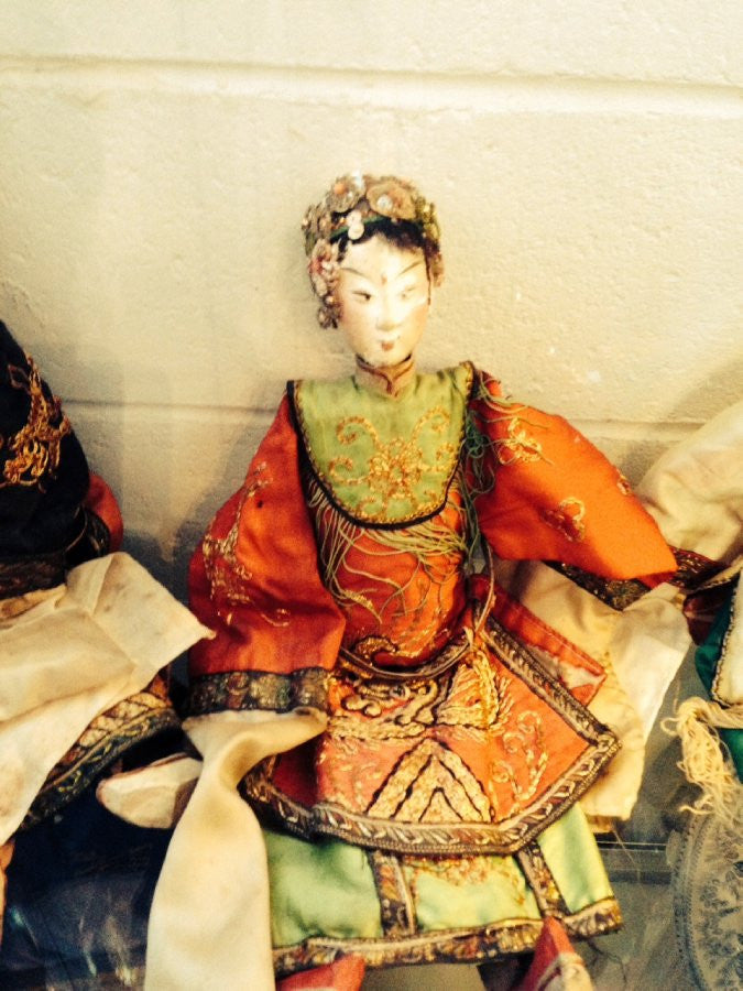 Antique Chinese Marionette Puppet dolls