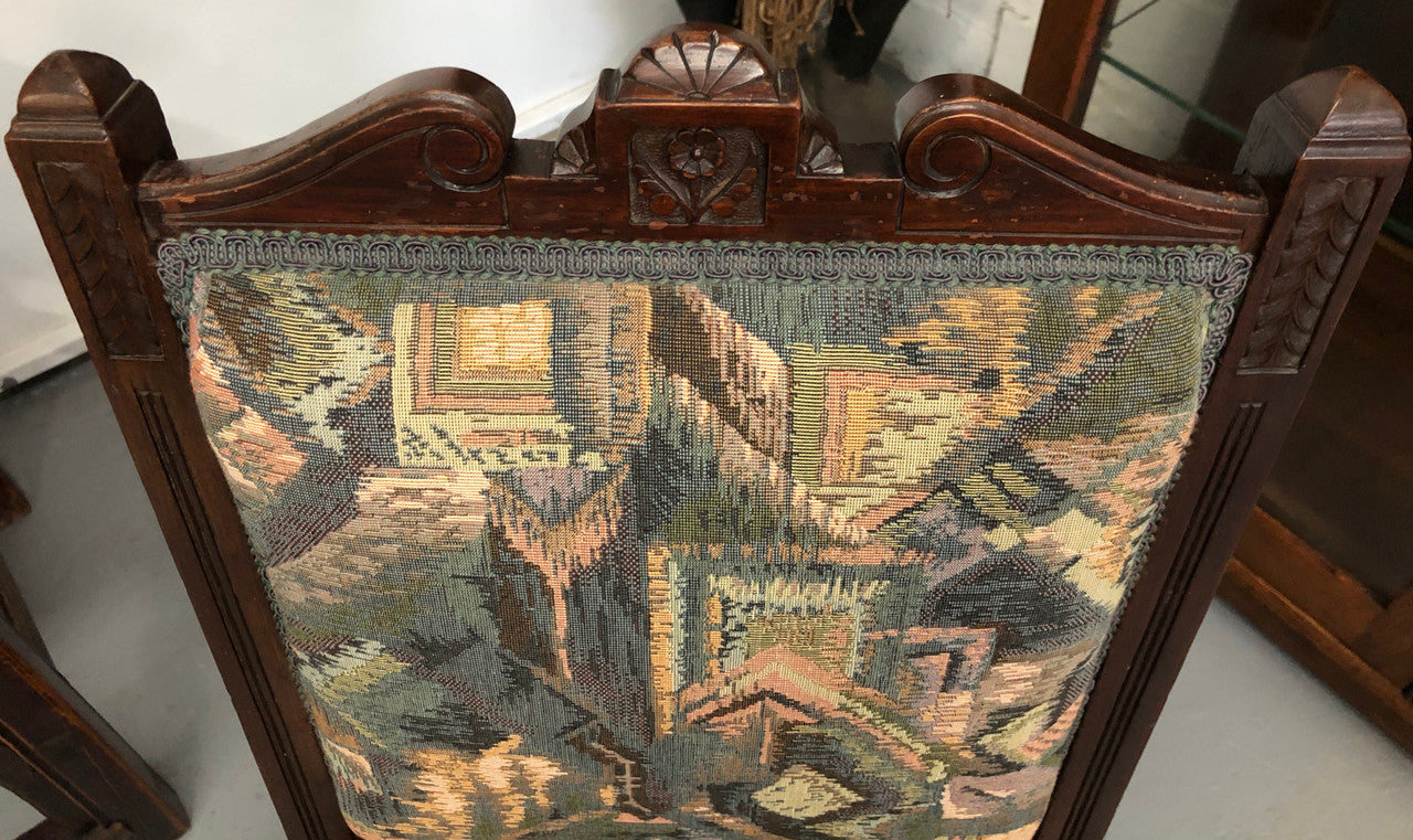 An Upholstered Edwardian Bedroom Chair