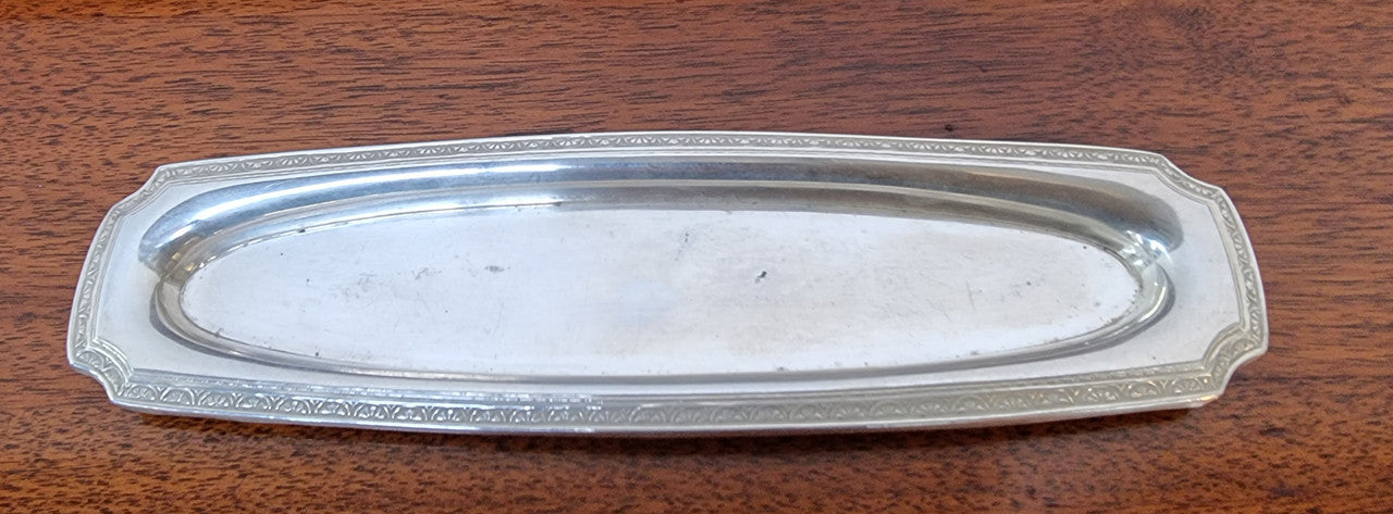 Art Deco Sterling Silver Pin Tray