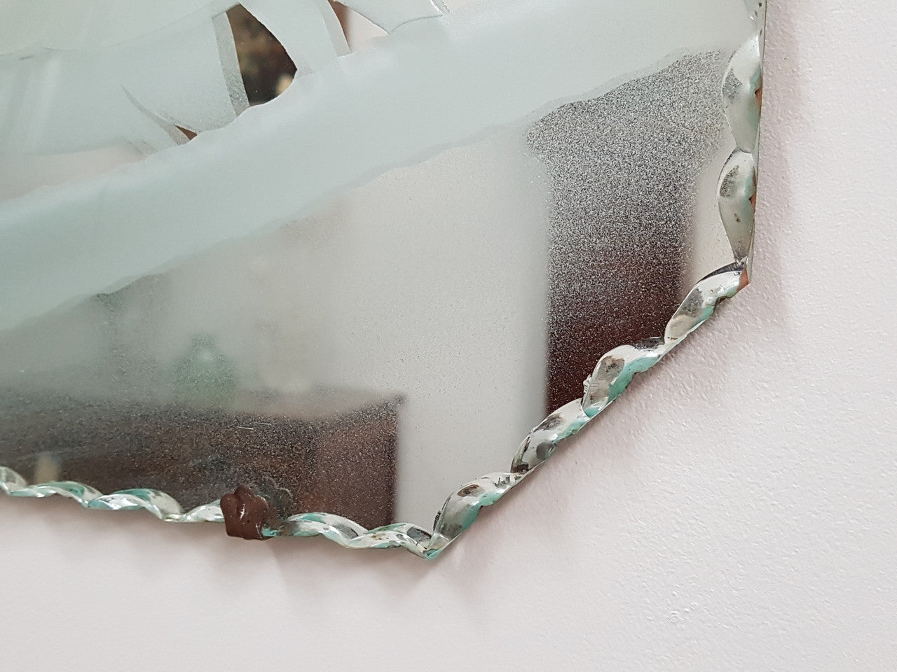 Art Deco Etched Mirror