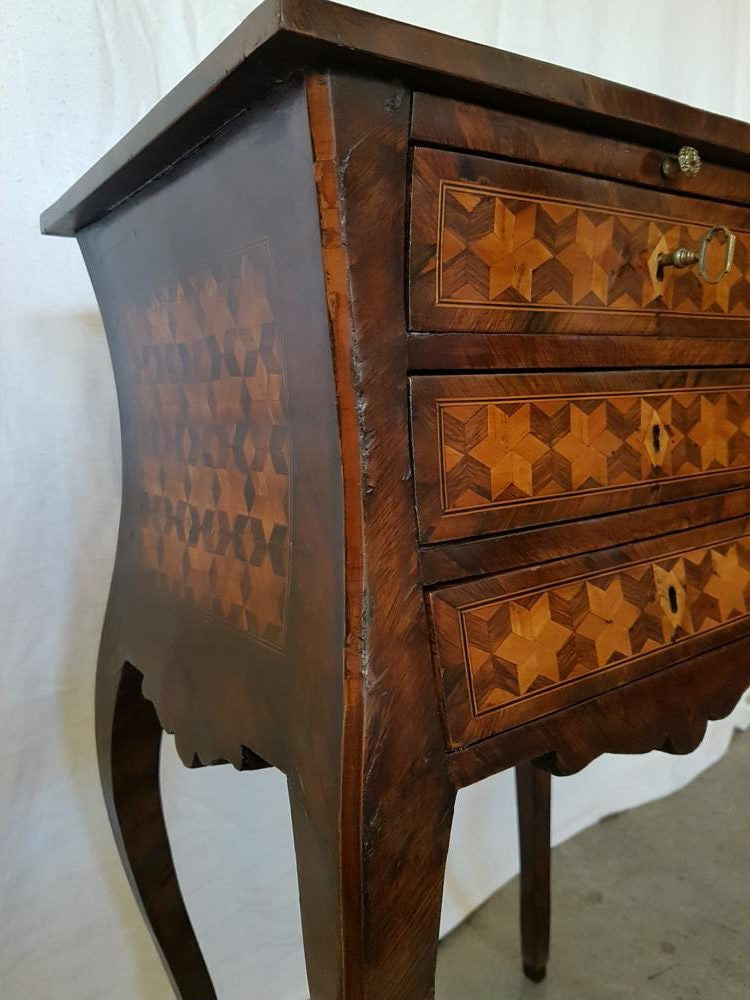Antique Continental Bedside Cabinet